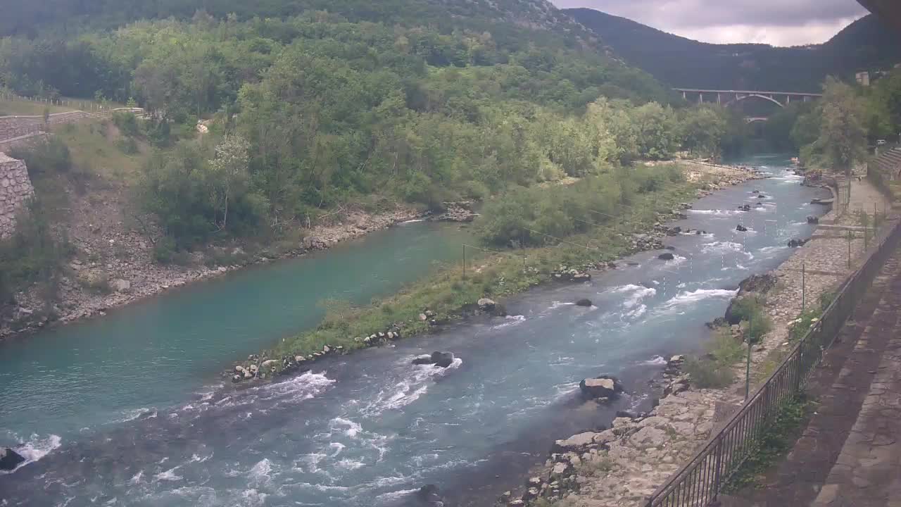 Soča River at Solkan Kayak Center