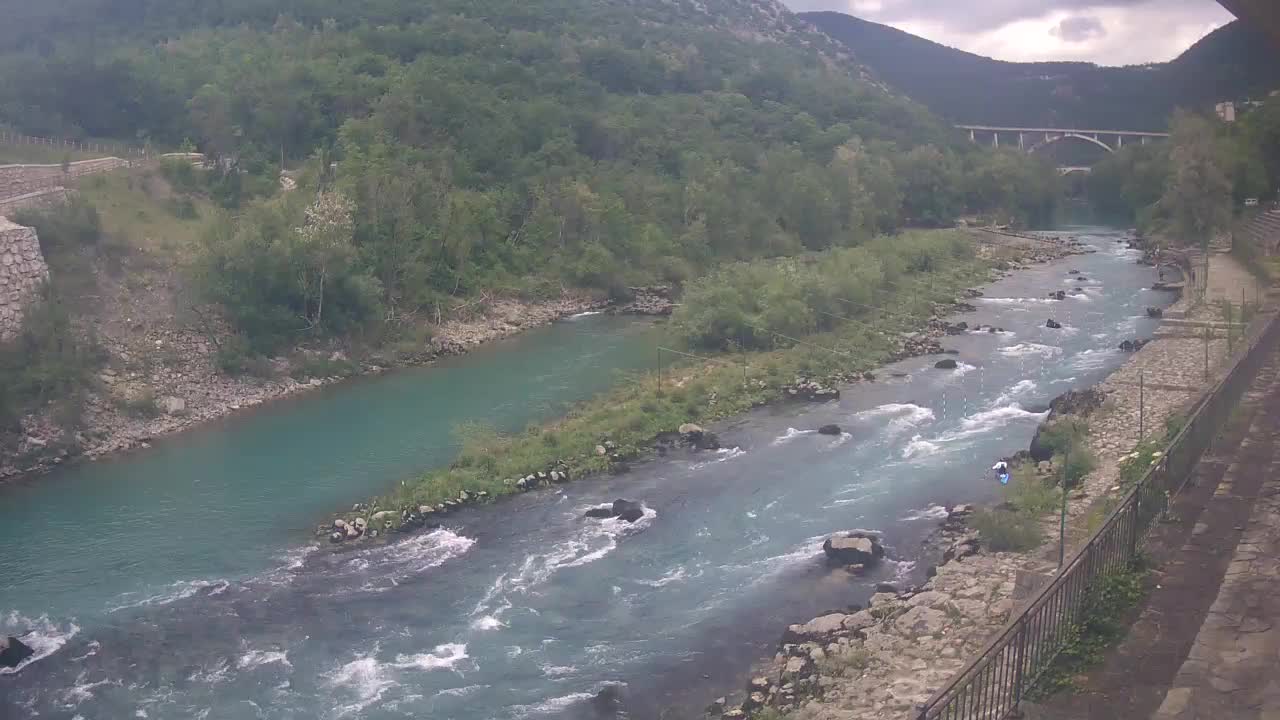 Soča River at Solkan Kayak Center