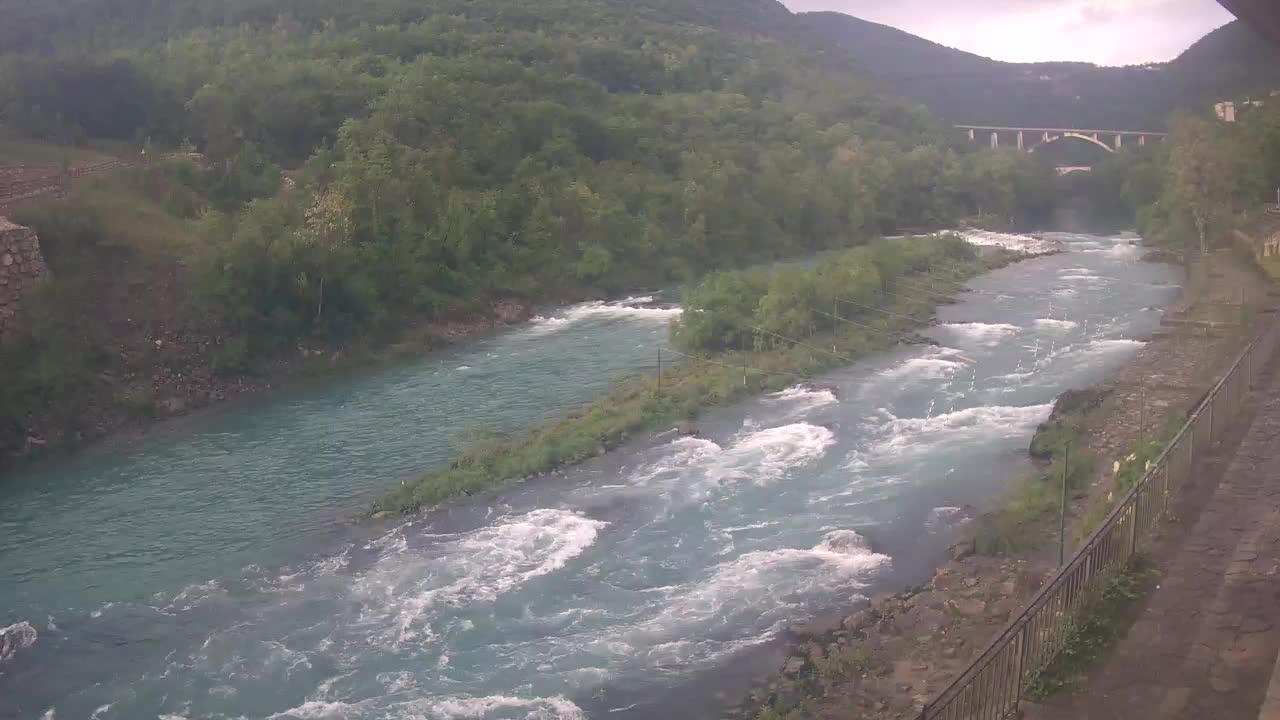 Soča River at Solkan Kayak Center