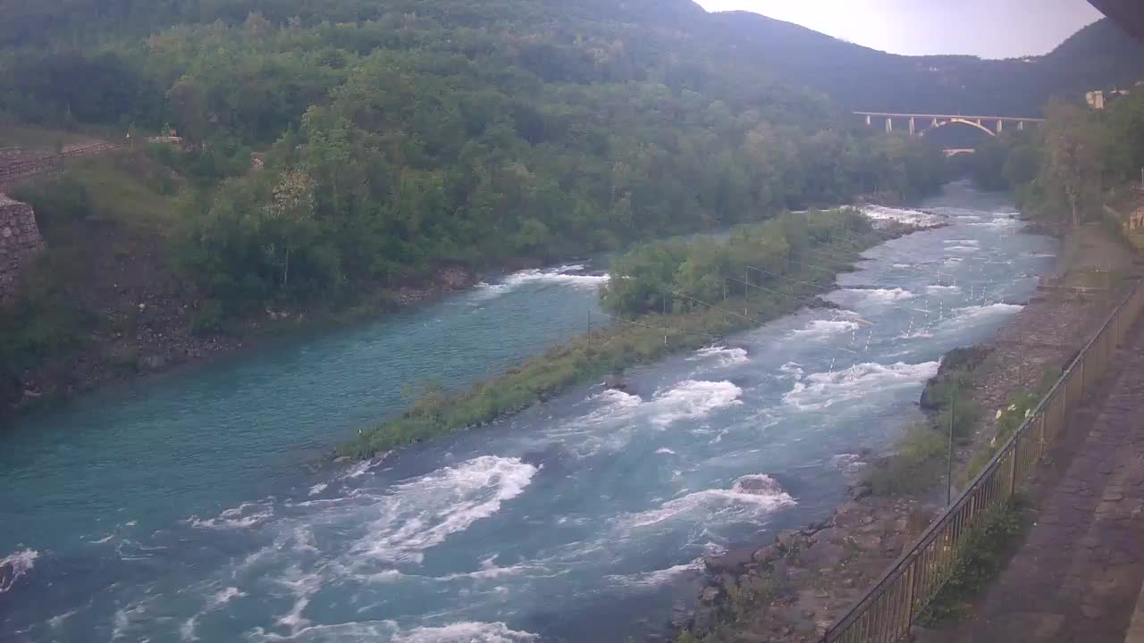 Soča River at Solkan Kayak Center