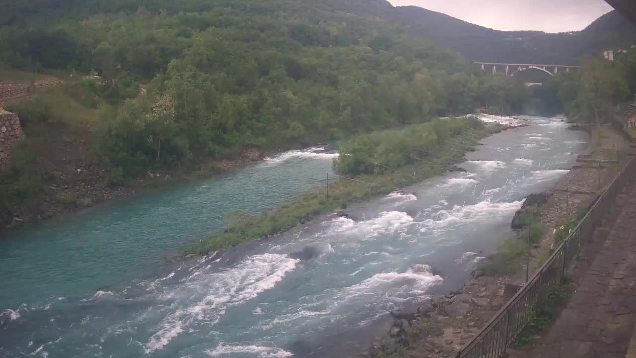Soča River at Solkan Kayak Center
