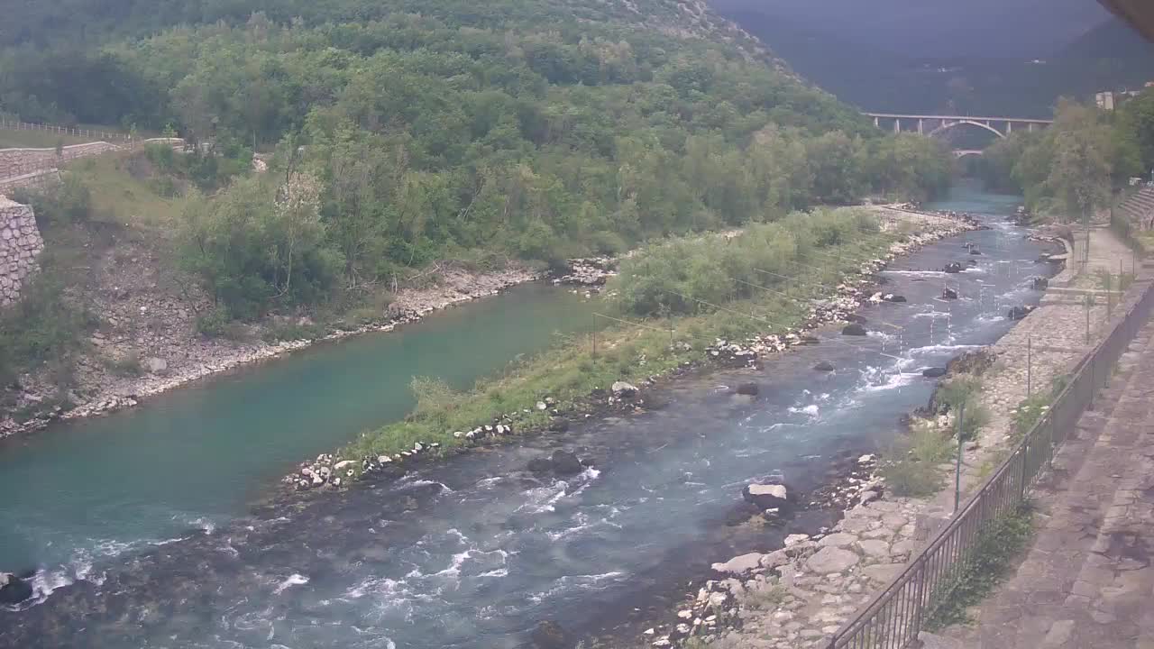 Soča River at Solkan Kayak Center