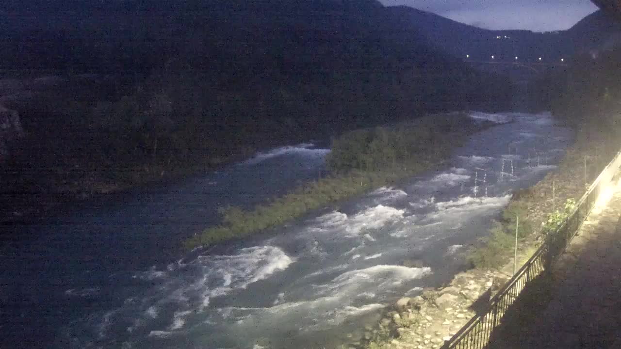 Soča River at Solkan Kayak Center