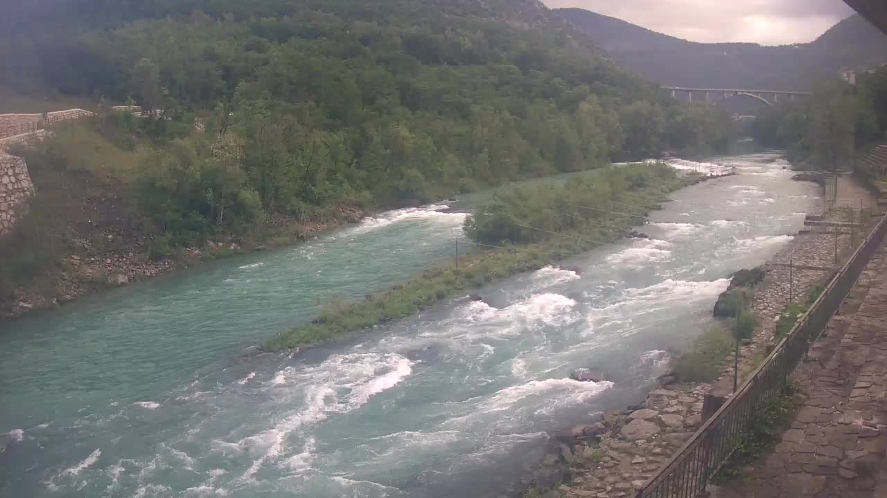 Soča River at Solkan Kayak Center
