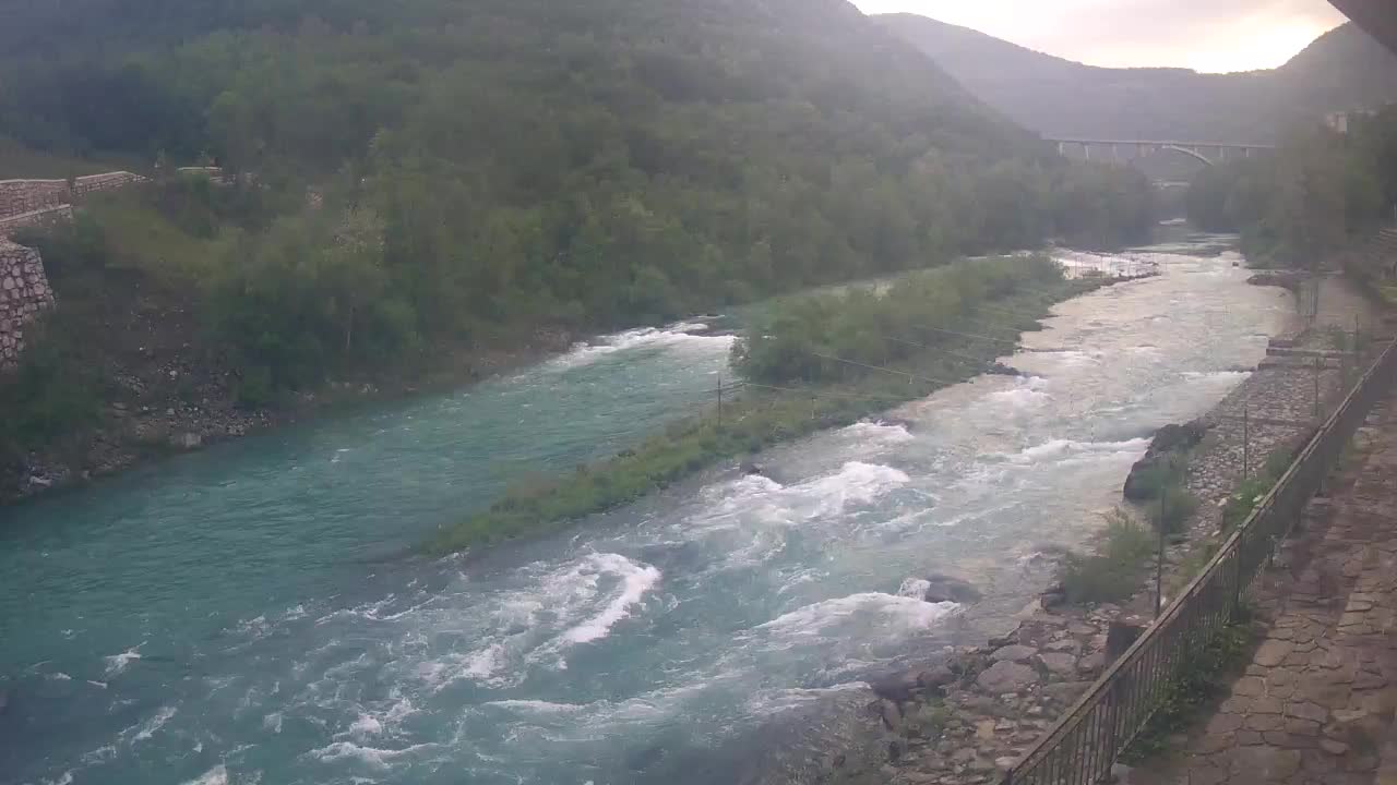 Soča River at Solkan Kayak Center