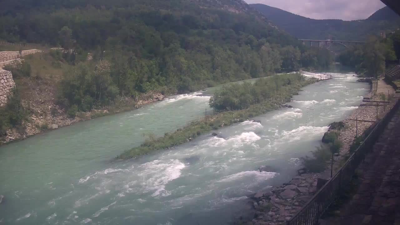 Soča River at Solkan Kayak Center
