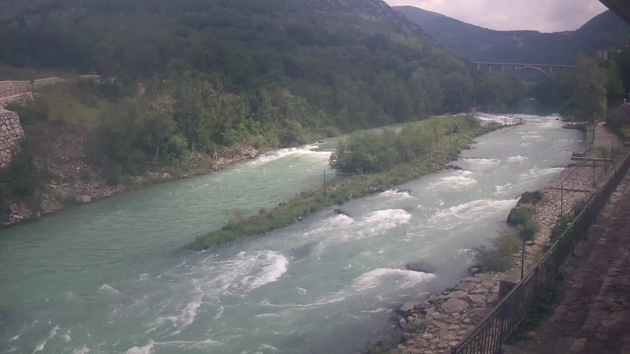 Soča River at Solkan Kayak Center
