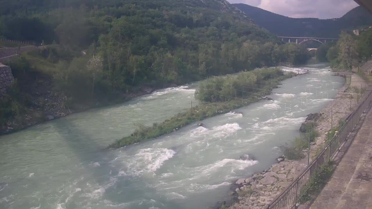 Soča River at Solkan Kayak Center