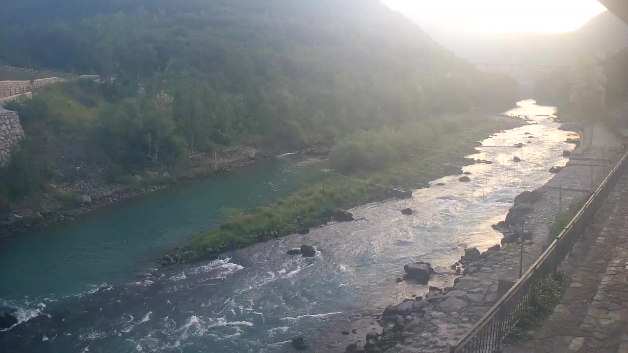 Soča River webcam at Solkan Kayak Center