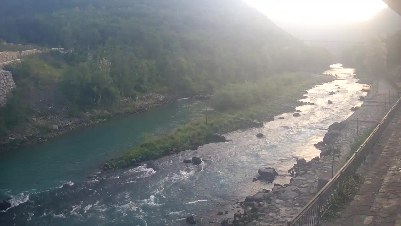 Soča River at Solkan Kayak Center