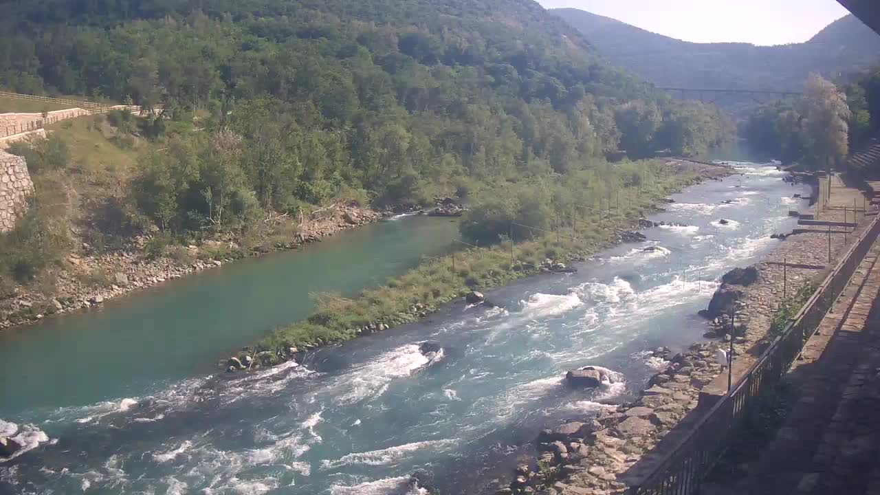 Soča River at Solkan Kayak Center