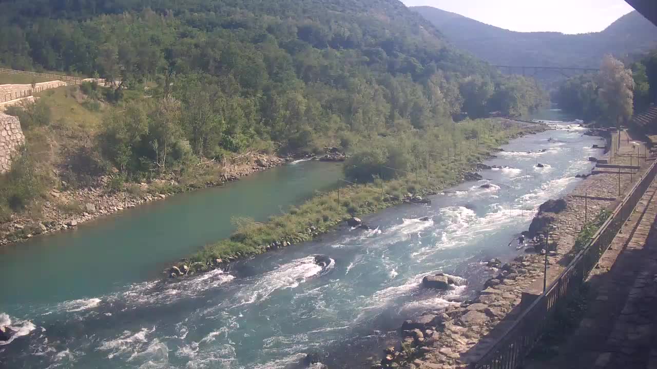 Soča River at Solkan Kayak Center