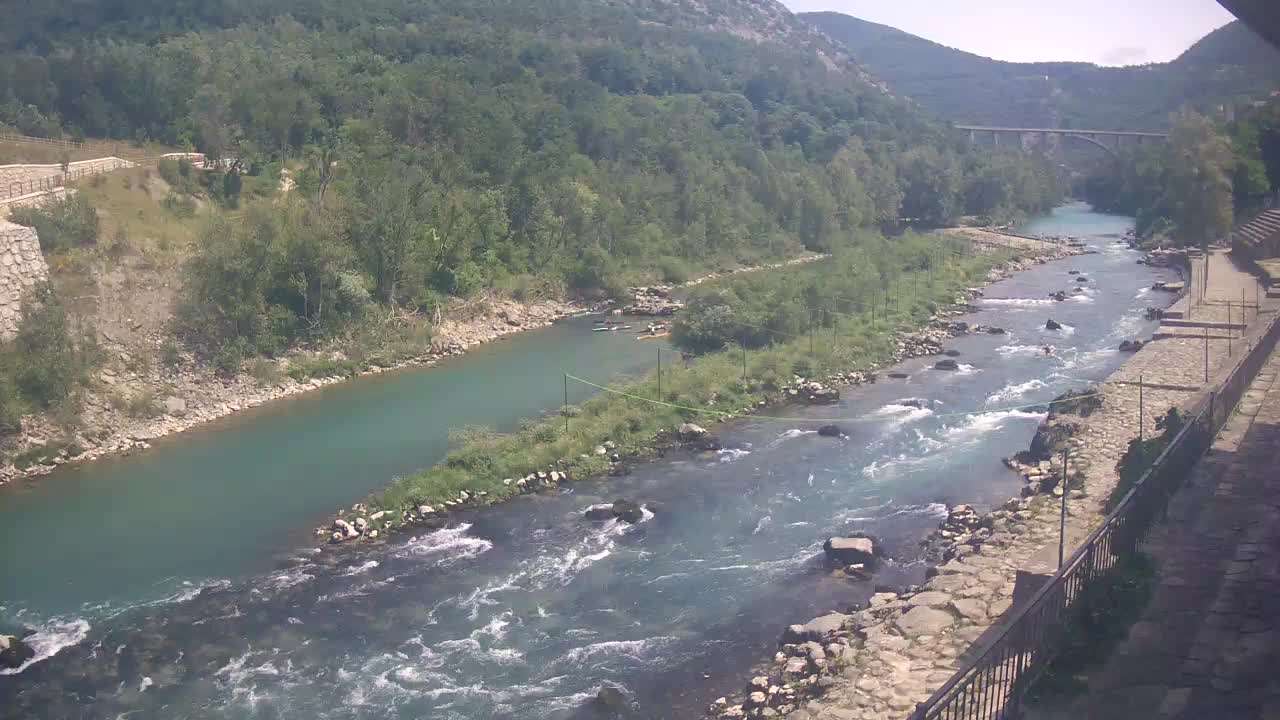 Soča River at Solkan Kayak Center