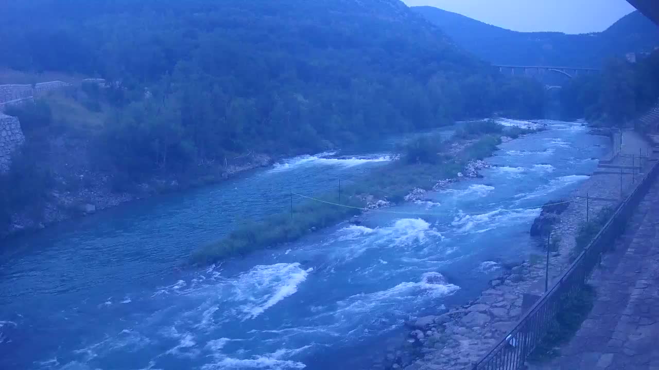 Soča River at Solkan Kayak Center