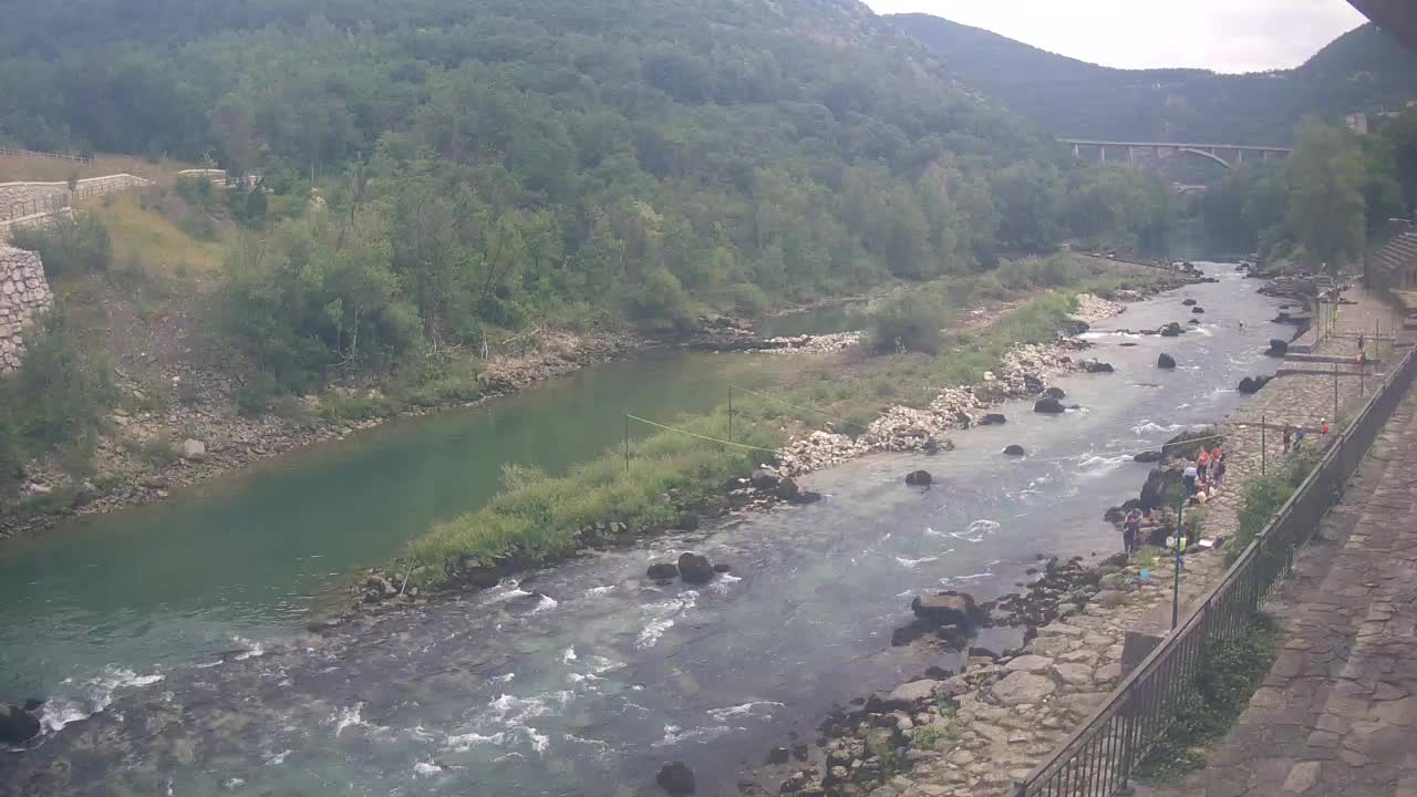Soča River at Solkan Kayak Center