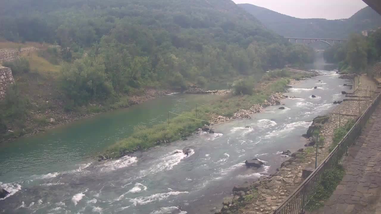 Soča River at Solkan Kayak Center