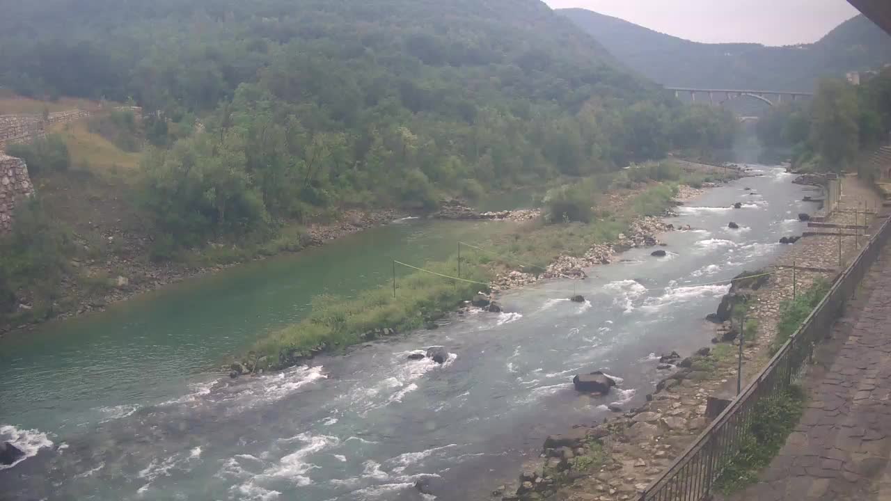 Soča River at Solkan Kayak Center
