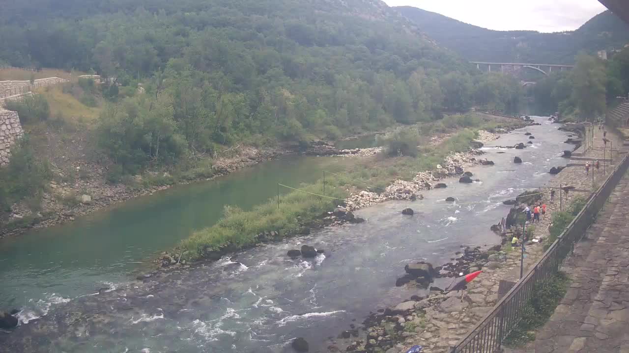 Soča River at Solkan Kayak Center