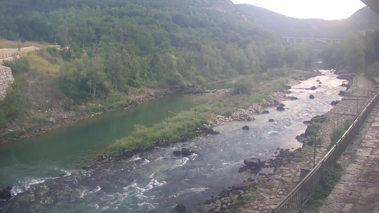 Soča River at Solkan Kayak Center