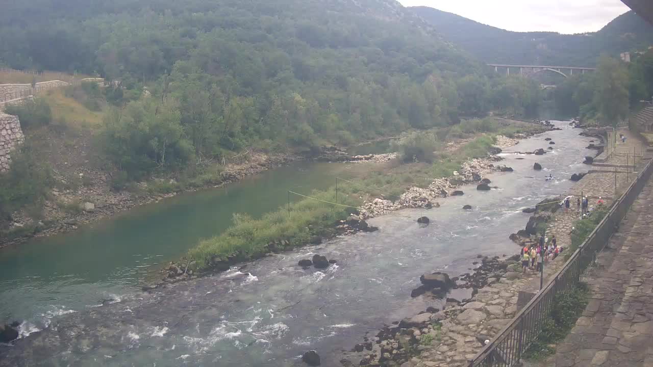Soča River at Solkan Kayak Center