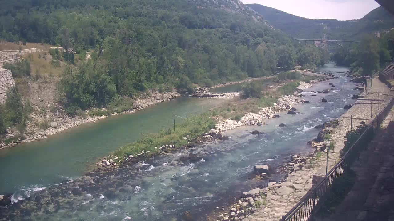 Soča River at Solkan Kayak Center