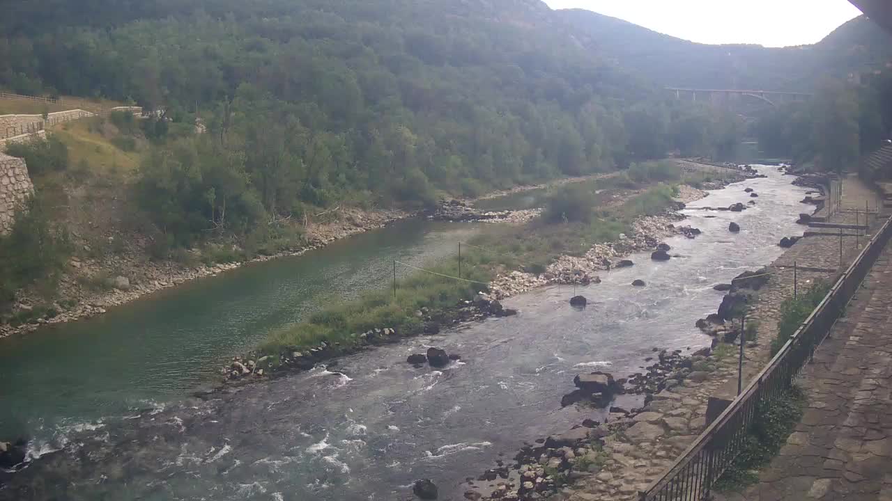 Soča River at Solkan Kayak Center