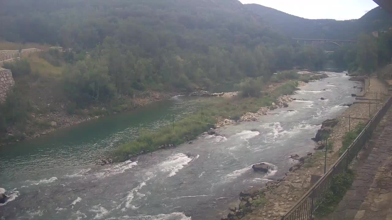 Soča River at Solkan Kayak Center