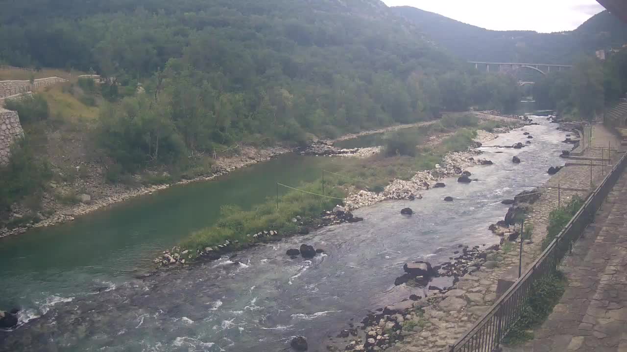 Soča River at Solkan Kayak Center