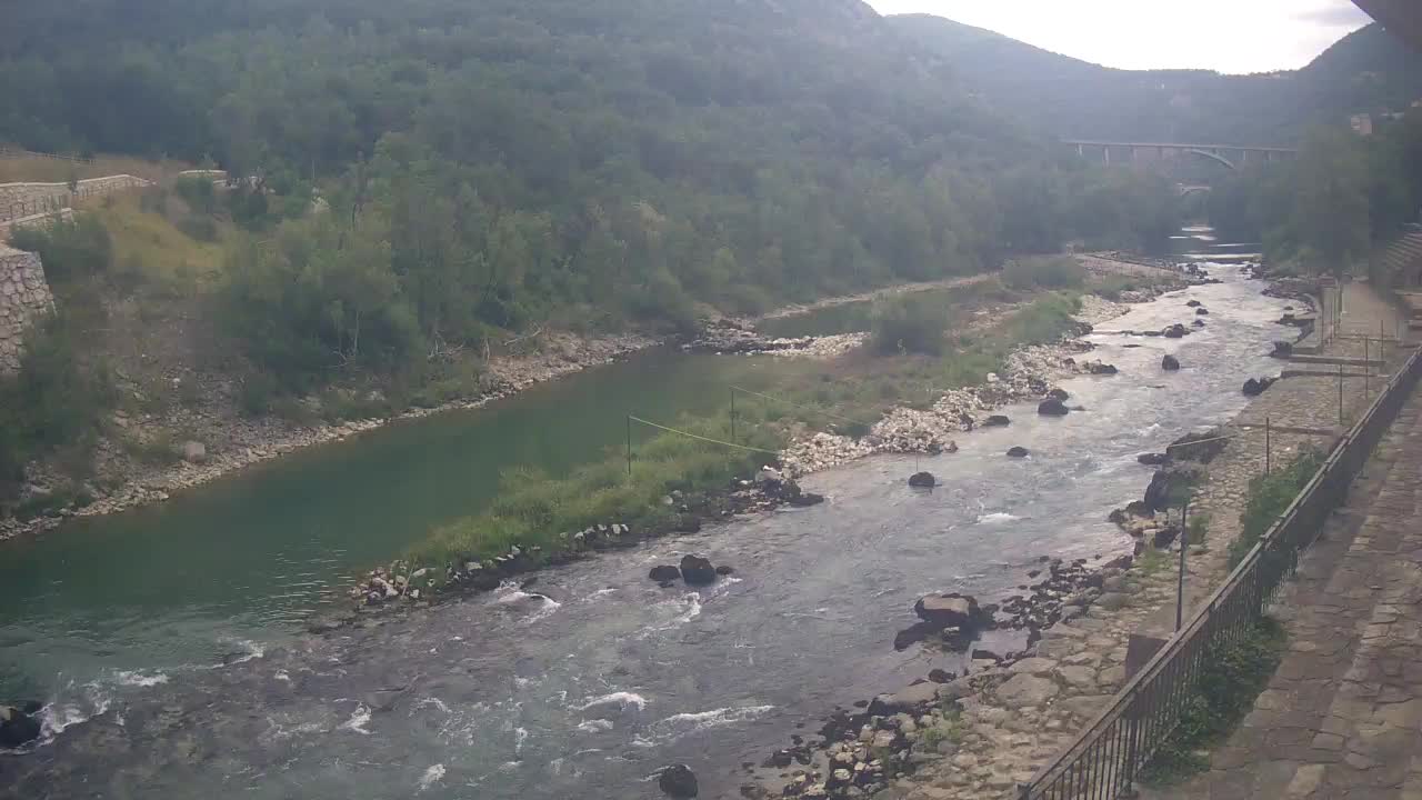 Soča River at Solkan Kayak Center