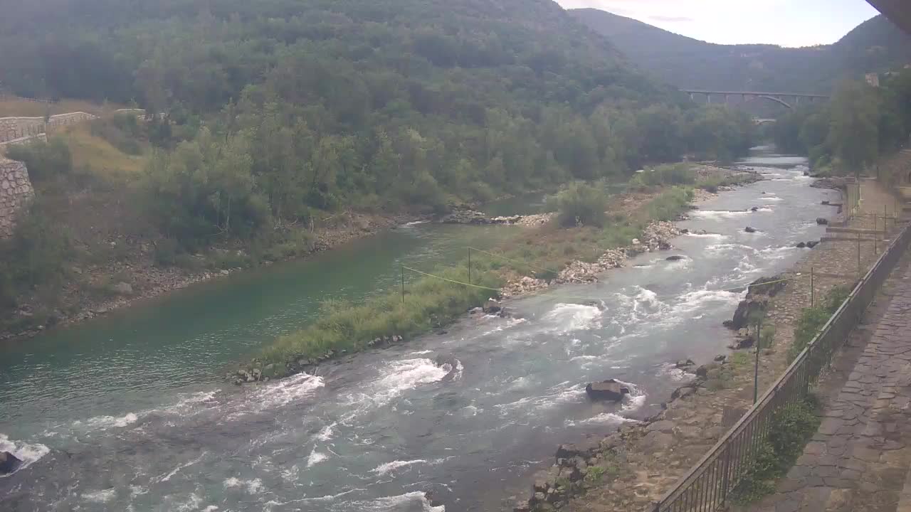 Soča River at Solkan Kayak Center