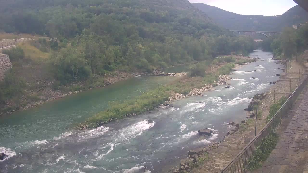 Soča River at Solkan Kayak Center