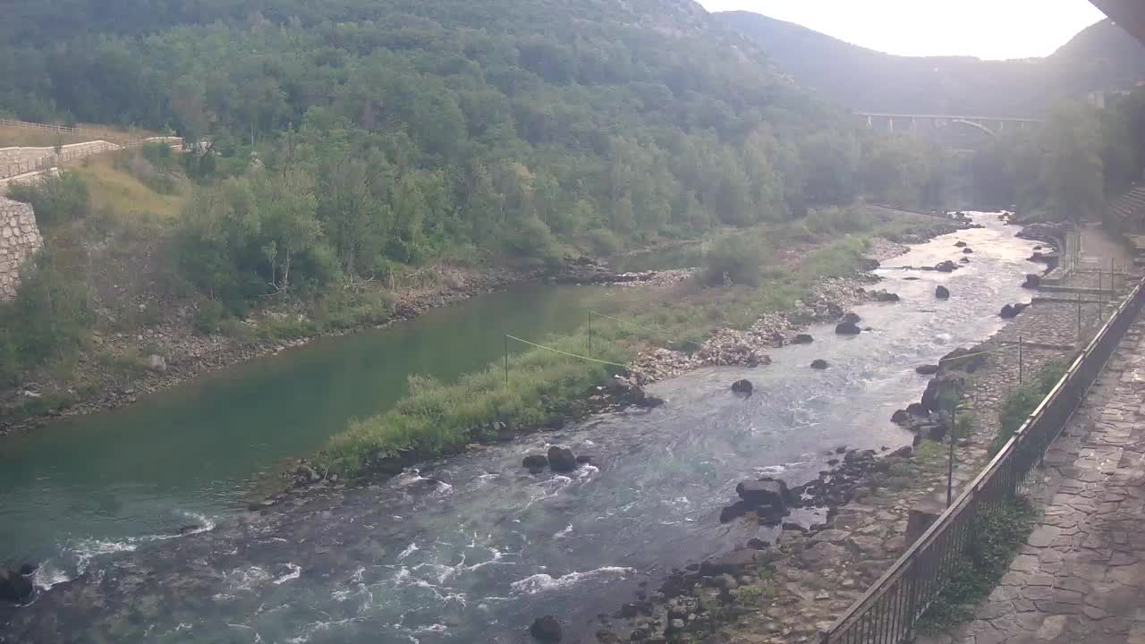 Soča River at Solkan Kayak Center