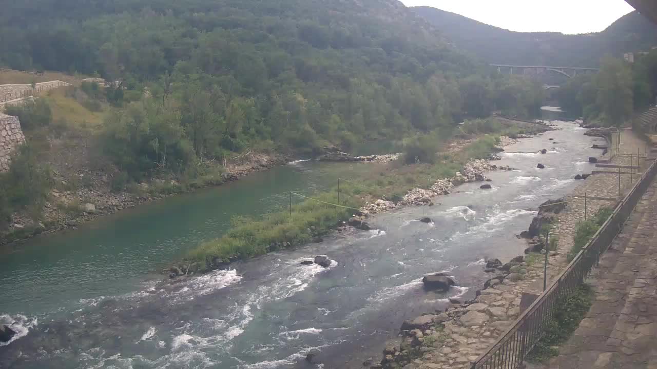 Soča River at Solkan Kayak Center