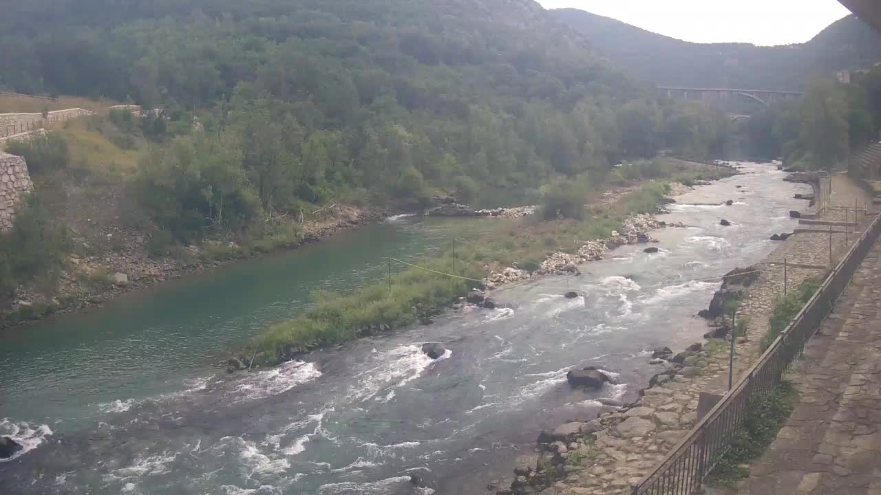Soča River at Solkan Kayak Center