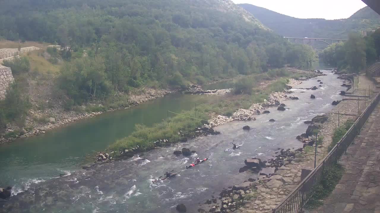 Soča River at Solkan Kayak Center