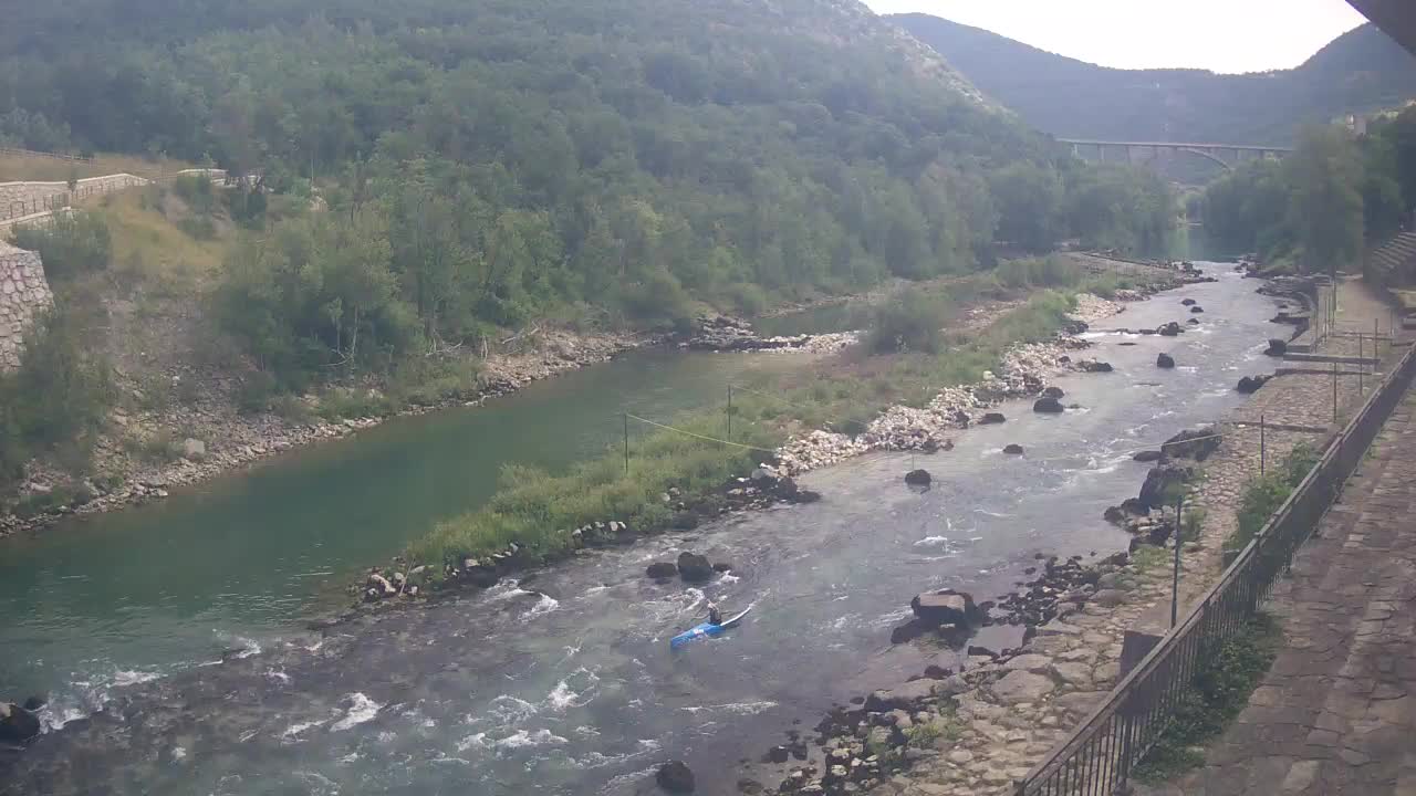 Soča River at Solkan Kayak Center