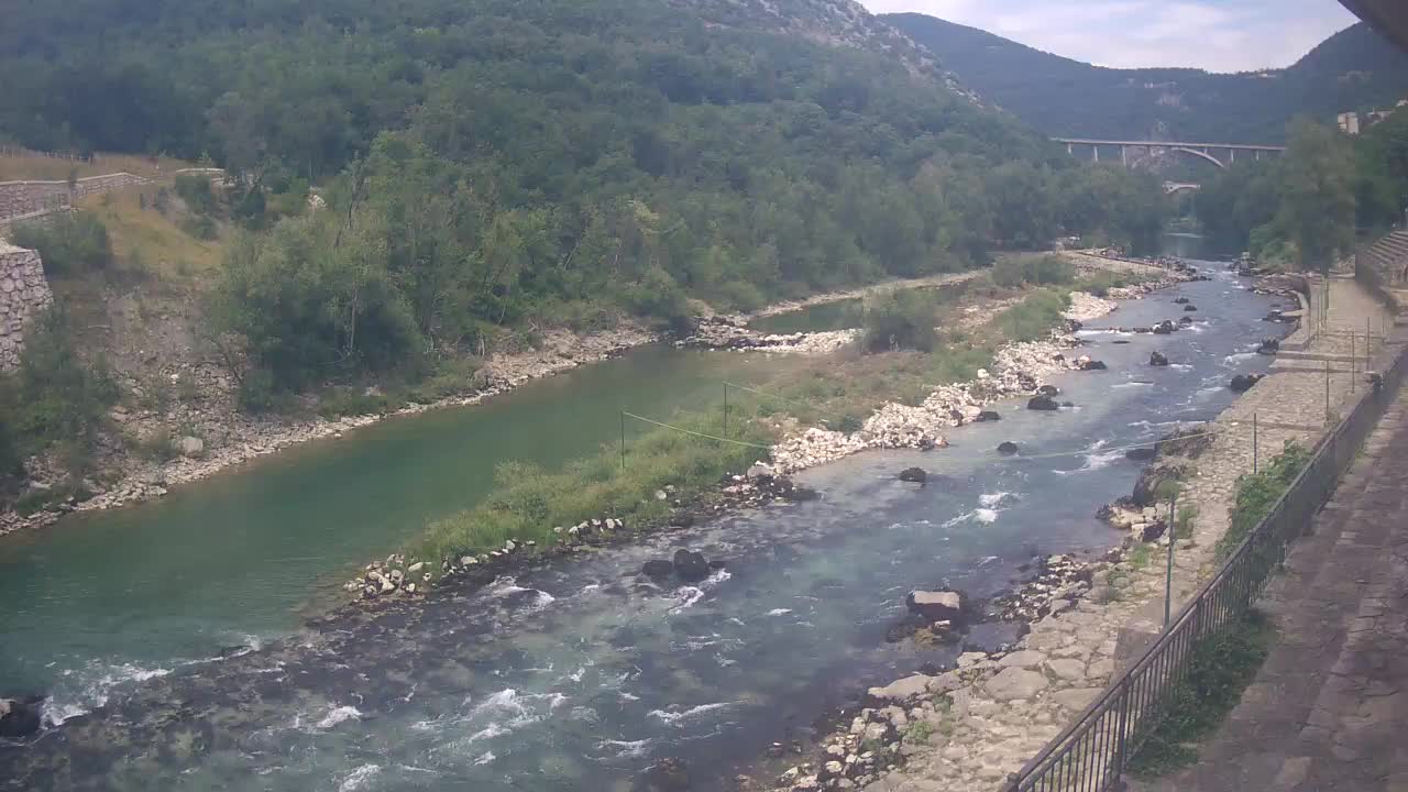 Soča River at Solkan Kayak Center