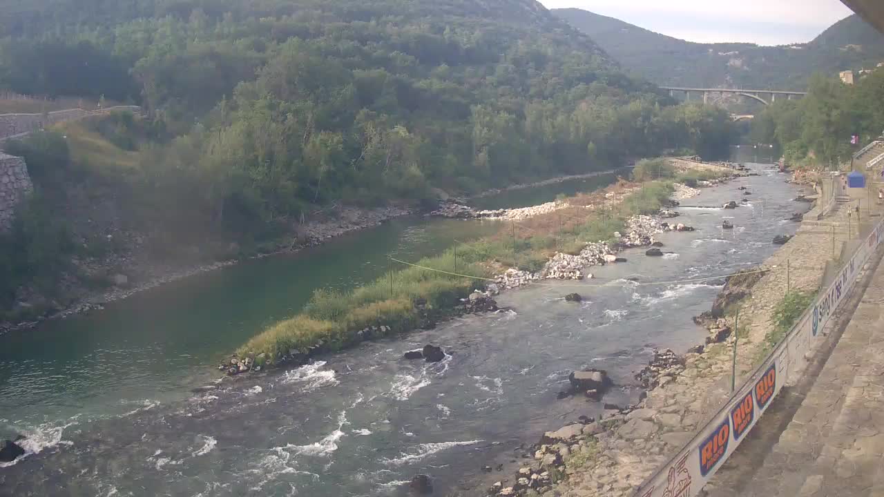 Soča River at Solkan Kayak Center