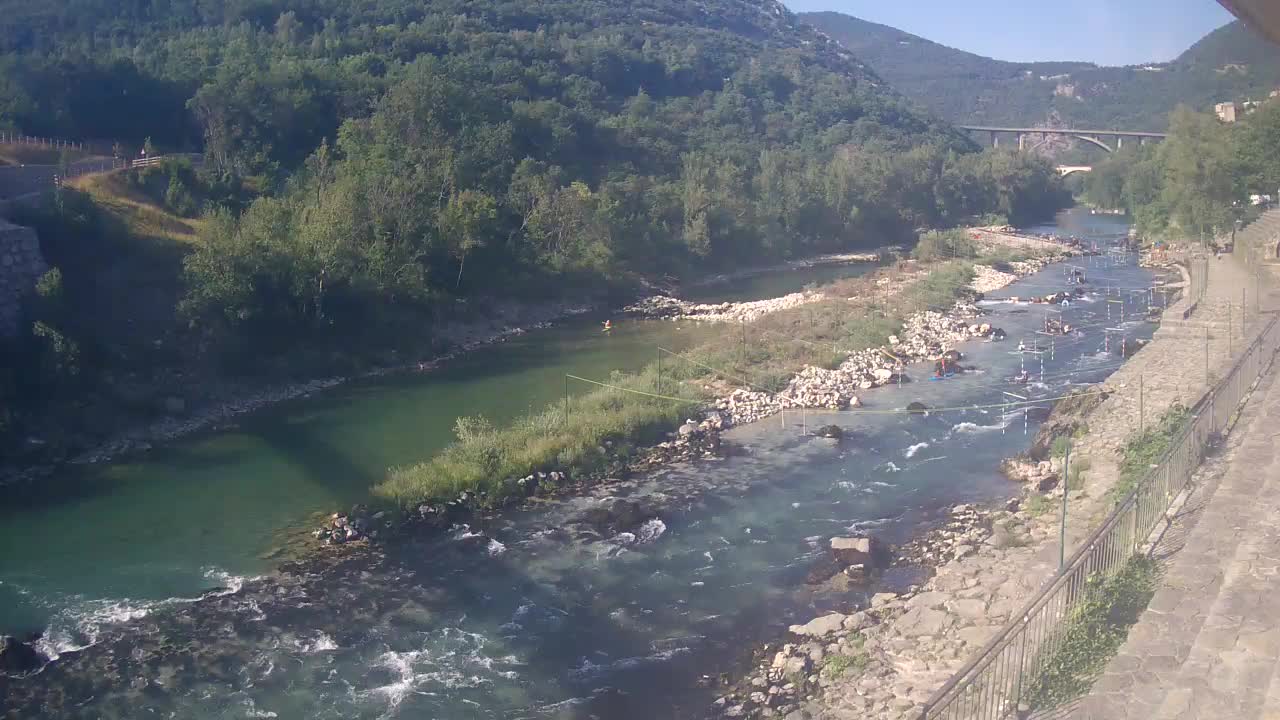 Soča River at Solkan Kayak Center