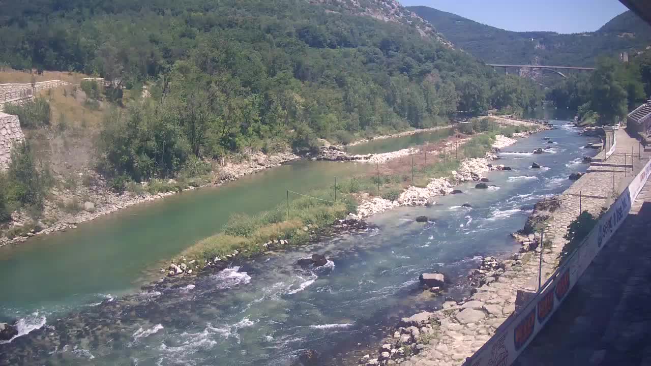 Soča River at Solkan Kayak Center