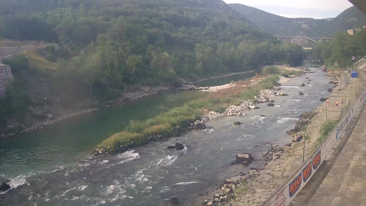 Soča River at Solkan Kayak Center