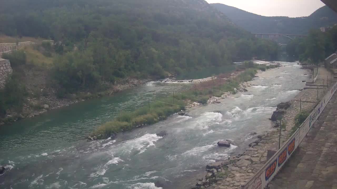 Soča River at Solkan Kayak Center