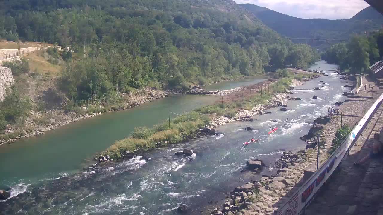 Soča River at Solkan Kayak Center