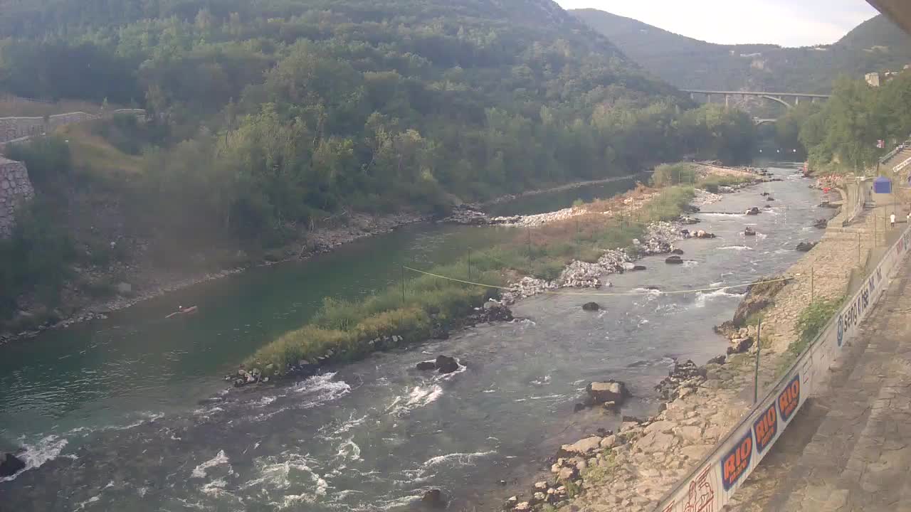 Soča River at Solkan Kayak Center