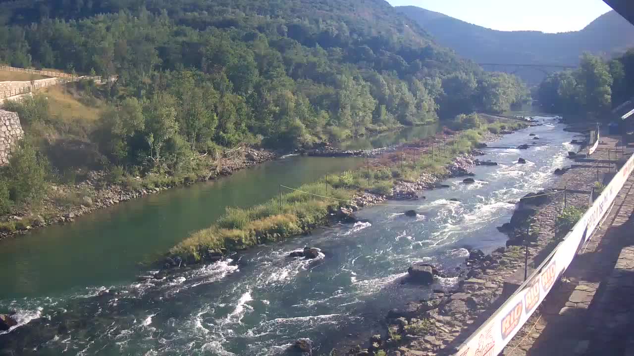 Soča River at Solkan Kayak Center