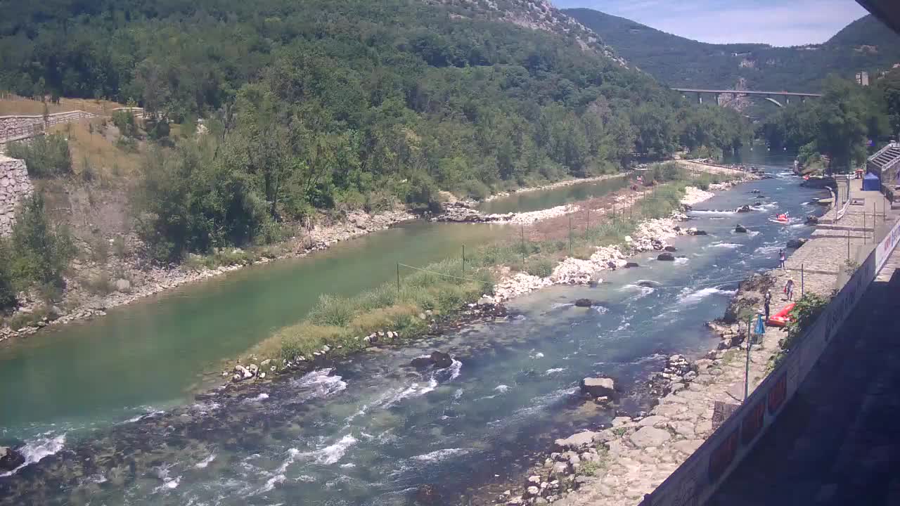 Soča River at Solkan Kayak Center