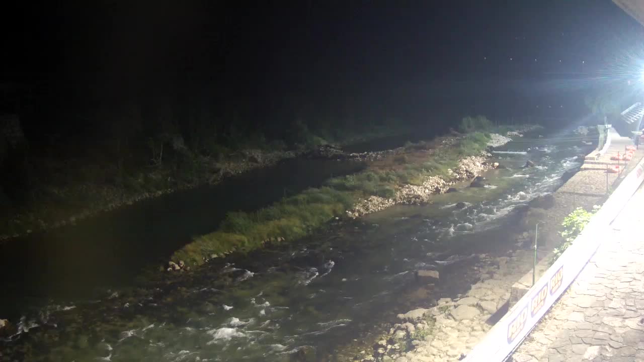 Soča River webcam at Solkan Kayak Center