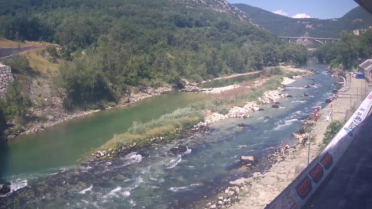 Soča River at Solkan Kayak Center