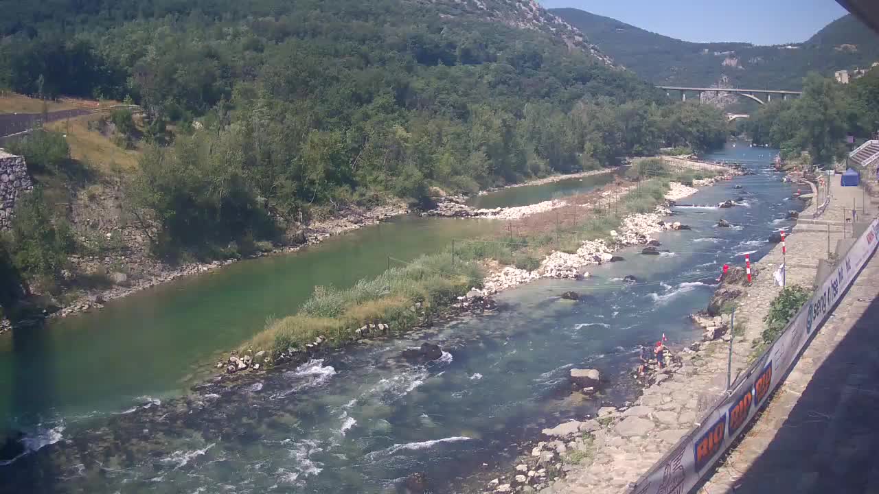 Soča River at Solkan Kayak Center