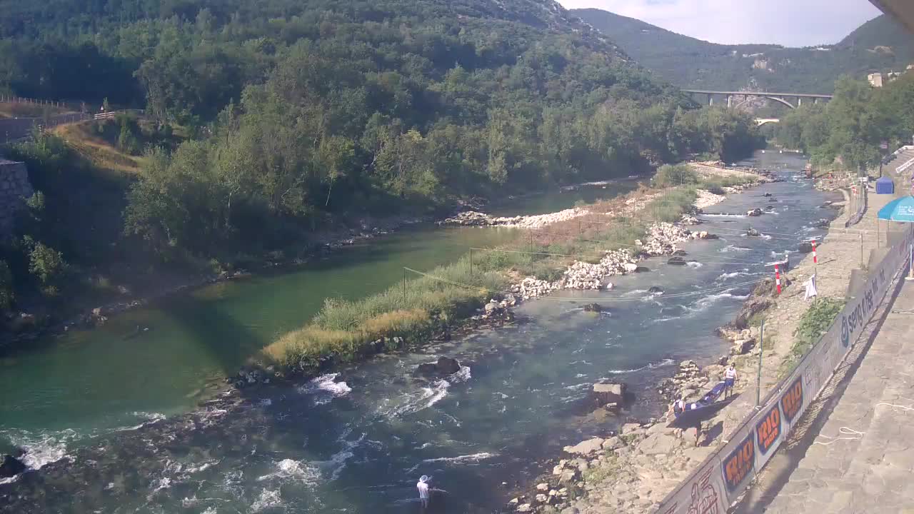 Soča River at Solkan Kayak Center